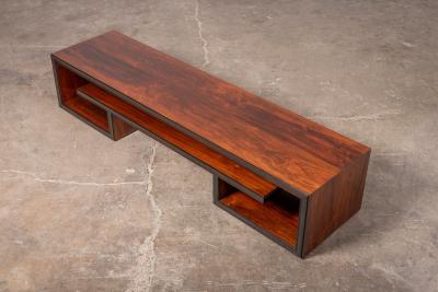 Paul Franklin Paul Frankl Brazilian Rosewood Coffee Table Model 5003 for Johnson Furniture 50s