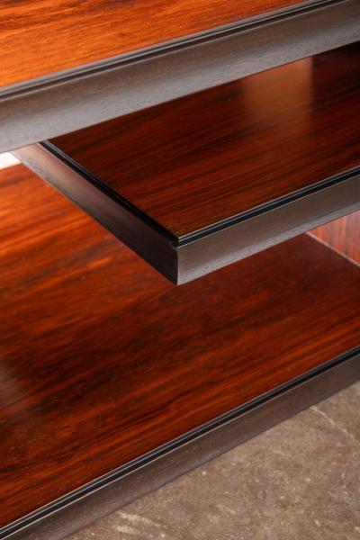 Paul Franklin Paul Frankl Brazilian Rosewood Coffee Table Model 5003 for Johnson Furniture 50s