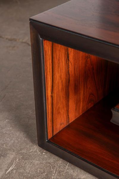 Paul Franklin Paul Frankl Brazilian Rosewood Coffee Table Model 5003 for Johnson Furniture 50s
