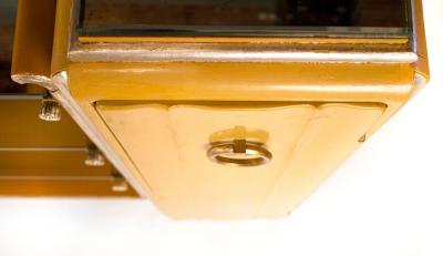 Paul Franklin Rare Paul T Frankl Art Deco Lacquered and Silvered Skyscraper Sideboard c 1928
