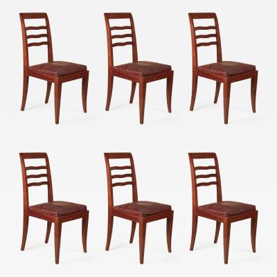 Paul Frechet Paul Frechet Set of Six Mahogany Dining Chairs