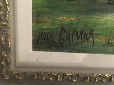 Paul Grimm Paul Grimm American 1891 1974 Pleasant Retreat Oil on canvas 1964