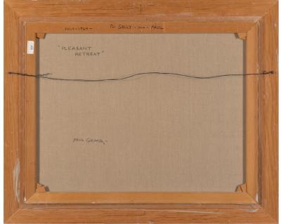 Paul Grimm Paul Grimm American 1891 1974 Pleasant Retreat Oil on canvas 1964