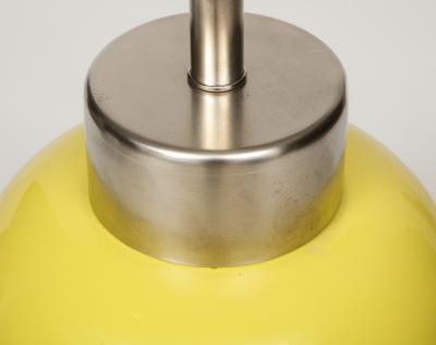 Paul Hanson Paul Hanson Lemon Yellow Porcelain Lamps