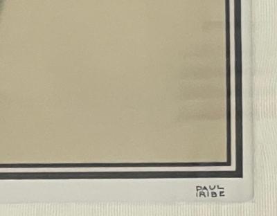 Paul Iribe Rose et Noir Commentary on Social Drinking Triple Triptych by Paul Iribe