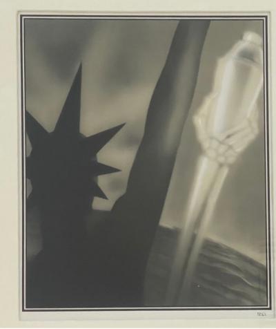 Paul Iribe Rose et Noir Commentary on Social Drinking Triple Triptych by Paul Iribe