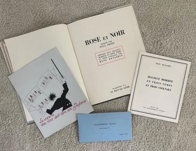 Paul Iribe Rose et Noir Commentary on Social Drinking Triple Triptych by Paul Iribe