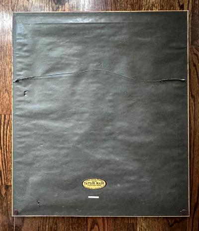 Paul Jacoulet Framed Woodblock Print Apres La Pluie Tarang Yap by Paul Jacoulet