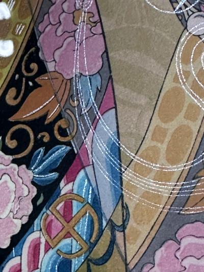 Paul Jacoulet Framed Woodblock Print Les Perles by Paul Jacoulet