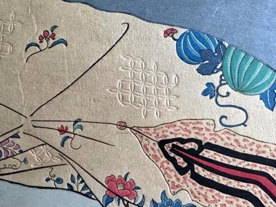 Paul Jacoulet Japanese Woodblock Print Fumees de Santal by Paul Jacoulet