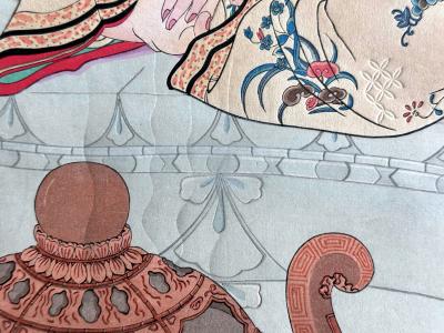 Paul Jacoulet Japanese Woodblock Print Fumees de Santal by Paul Jacoulet