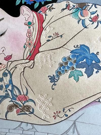 Paul Jacoulet Japanese Woodblock Print Fumees de Santal by Paul Jacoulet