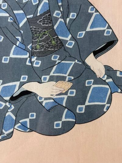 Paul Jacoulet Japanese Woodblock Print Kiyoshi Tokio by Paul Jacoulet