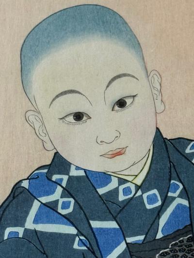 Paul Jacoulet Japanese Woodblock Print Kiyoshi Tokio by Paul Jacoulet