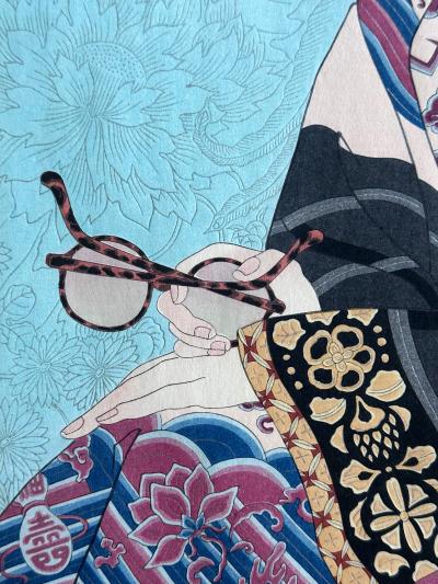 Paul Jacoulet Japanese Woodblock Print Le Mandarin Aux Lunettes by Paul Jacoulet