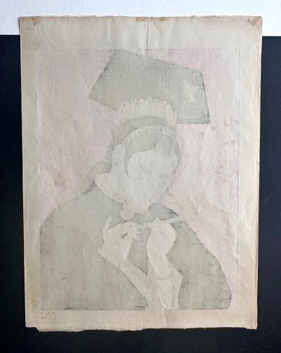 Paul Jacoulet Japanese Woodblock Print Les Jades Chinoise by Paul Jacoulet