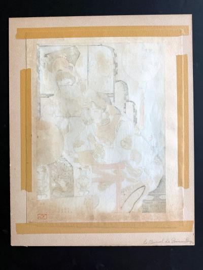 Paul Jacoulet Rare Set of Five Dames Chinoises et Madchoues Woodblock Prints Paul Jacoulet