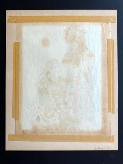 Paul Jacoulet Rare Set of Five Dames Chinoises et Madchoues Woodblock Prints Paul Jacoulet