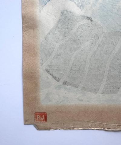 Paul Jacoulet Woodblock Print Le Mandarin Aux Lunettes by Paul Jacoulet