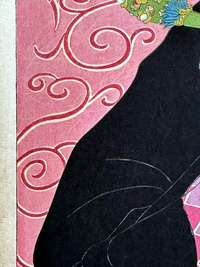 Paul Jacoulet Woodblock Print Les Jades Chinoise by Paul Jacoulet