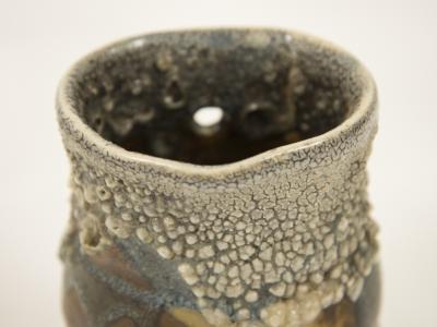 Paul Jeanneney Ceramic small vase in Japanese style by Paul Jeanneney circa 1900