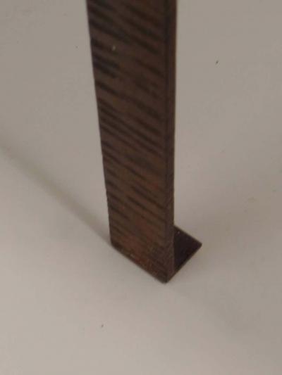 Paul Kiss French Early Modern Hand Hammered Copper Console Center Table Attr Paul Kiss