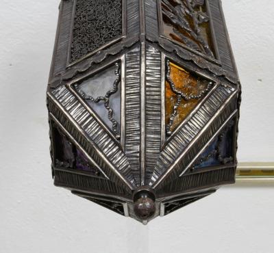 Paul Kiss Kiss wrought iron lantern