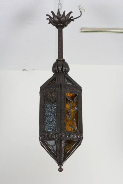 Paul Kiss Kiss wrought iron lantern