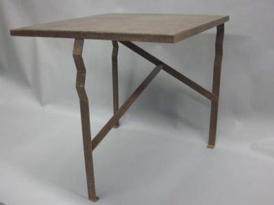 Paul Kiss Pair of Unique French Art Deco End Tables or Consoles Attributed to Paul Kiss