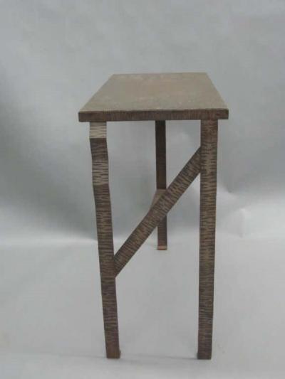Paul Kiss Pair of Unique French Art Deco End Tables or Consoles Attributed to Paul Kiss