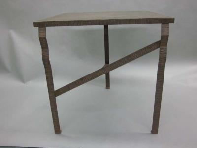 Paul Kiss Pair of Unique French Art Deco End Tables or Consoles Attributed to Paul Kiss