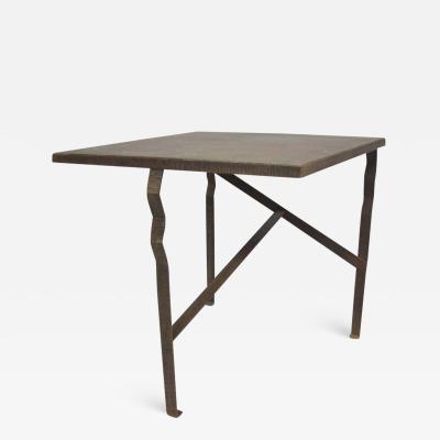 Paul Kiss Pair of Unique French Art Deco End Tables or Consoles Attributed to Paul Kiss