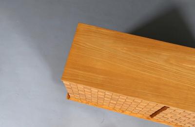 Paul L szl California Modernist Basket Weave Dresser by Paul Laszlo