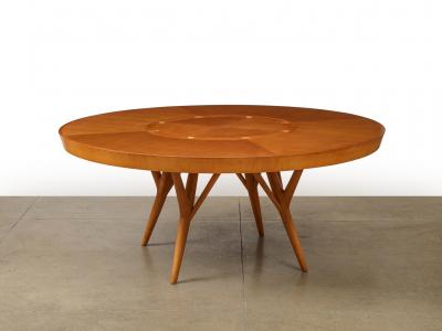 Paul L szl Circular Custom Dining Table by Paul Laszlo