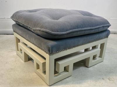 Paul L szl GREEK KEY STOOL IN THE MANNER OF PAUL LASZLO