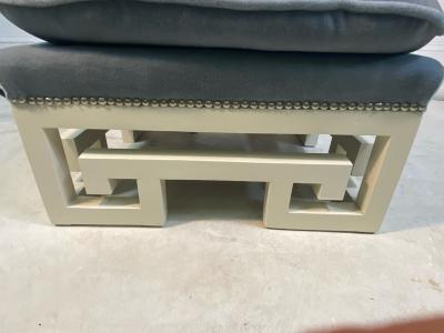 Paul L szl GREEK KEY STOOL IN THE MANNER OF PAUL LASZLO