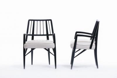 Paul L szl PAIR OF PAUL LASZLO CHAIRS FROM THE BRENTWOOD COUNTRY CLUB CIRCA 1954