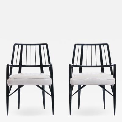 Paul L szl PAIR OF PAUL LASZLO CHAIRS FROM THE BRENTWOOD COUNTRY CLUB CIRCA 1954