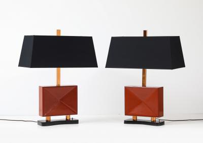 Paul L szl Pair of Custom Table Lamps by Paul L szl 