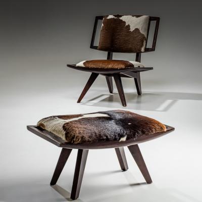 Paul L szl Paul L szl Lounge Chair with Ottoman Glenn of California USA 1950s