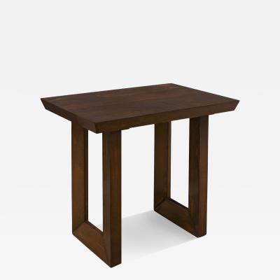 Paul L szl Paul Laszlo Architectural Side Table in Dark Oak 1950s