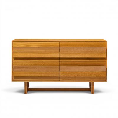 Paul L szl Paul Laszlo for Brown Saltman Mid Century Bleached Mahogany Lowboy Dresser