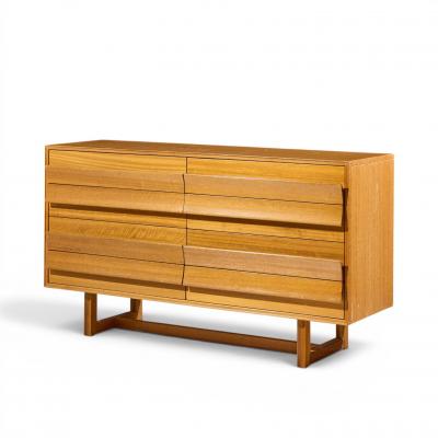 Paul L szl Paul Laszlo for Brown Saltman Mid Century Bleached Mahogany Lowboy Dresser