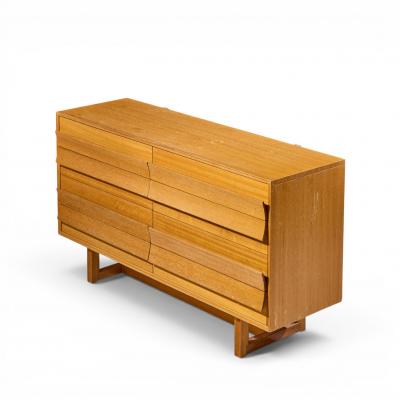 Paul L szl Paul Laszlo for Brown Saltman Mid Century Bleached Mahogany Lowboy Dresser