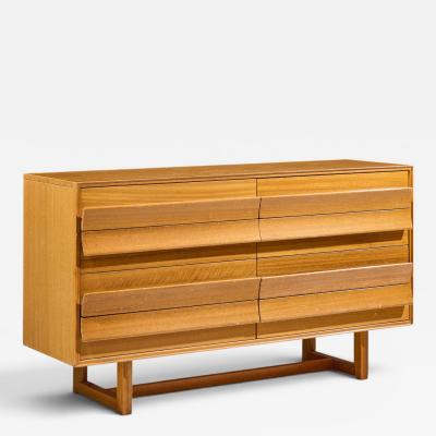 Paul L szl Paul Laszlo for Brown Saltman Mid Century Bleached Mahogany Lowboy Dresser