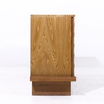 Paul L szl Paul Laszlo for Brown Saltman Mid Century Oak Basketweave Dresser