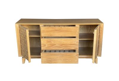 Paul L szl Rare Paul L szl for Brown Saltman Basket Weave Sideboard
