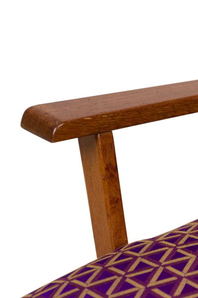 Paul L szl Set of 6 Paul Laszlo Mid Century American Geometric Upholstered Dining Chairs