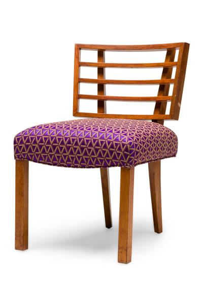 Paul L szl Set of 6 Paul Laszlo Mid Century American Geometric Upholstered Dining Chairs