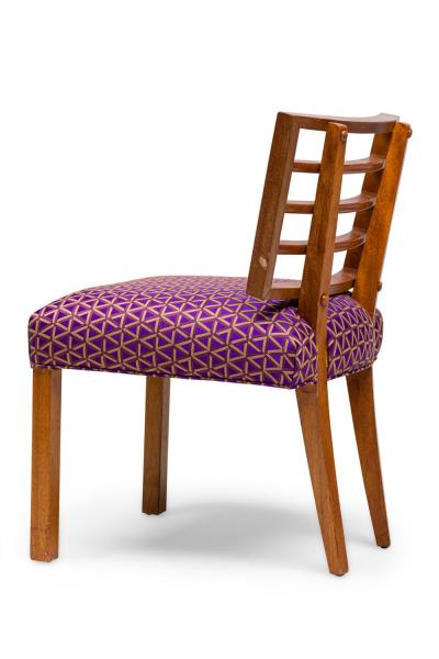 Paul L szl Set of 6 Paul Laszlo Mid Century American Geometric Upholstered Dining Chairs